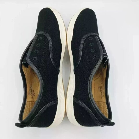 Comfortiva Shoes Womens Size 8 M Black Lithia Slip On Canvas Comfort Sneakers - Picture 11 of 11